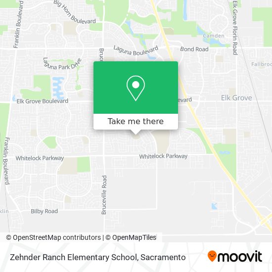 Zehnder Ranch Elementary School map
