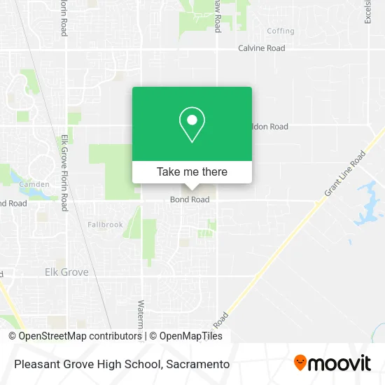 Mapa de Pleasant Grove High School
