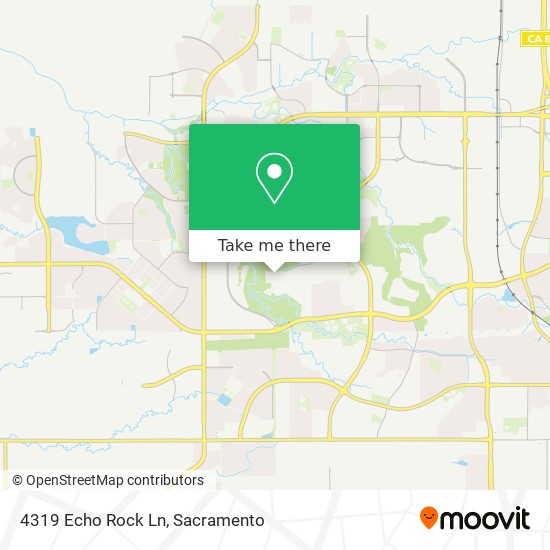 Mapa de 4319 Echo Rock Ln
