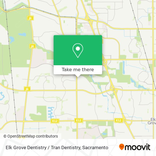 Elk Grove Dentistry / Tran Dentistry map