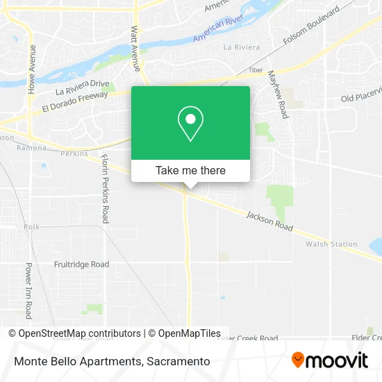 Monte Bello Apartments map