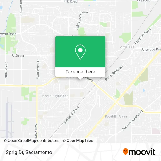 Mapa de Sprig Dr