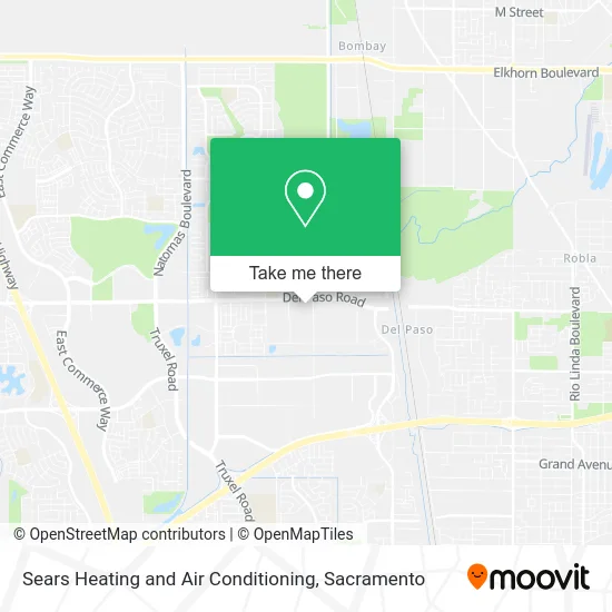 Sears Heating and Air Conditioning map