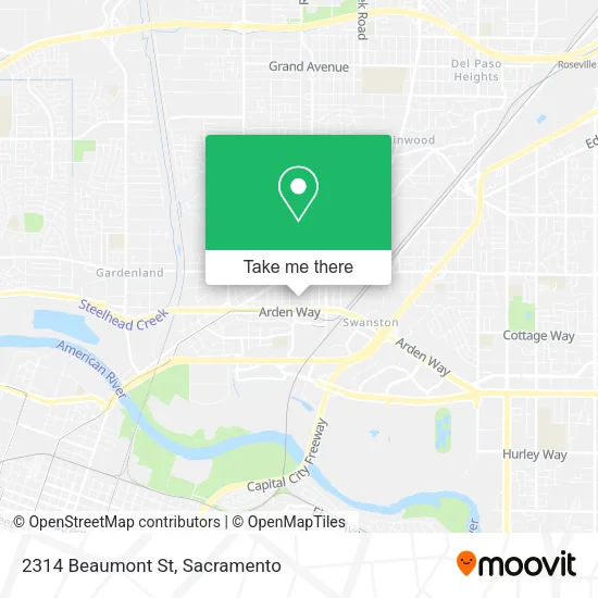 Mapa de 2314 Beaumont St
