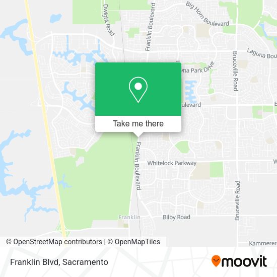 Franklin Blvd map