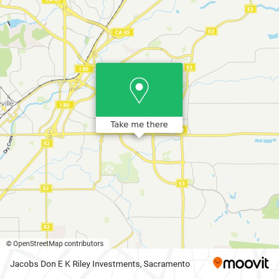 Jacobs Don E K Riley Investments map