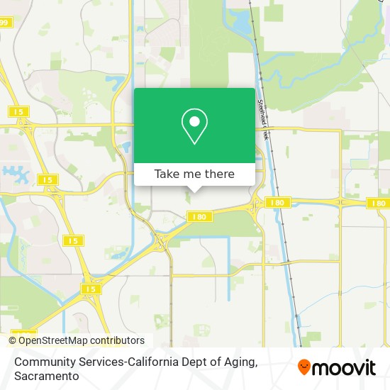 Community Services-California Dept of Aging map