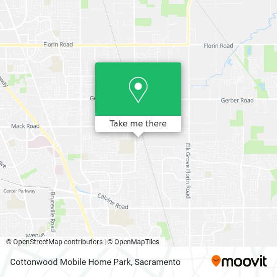 Cottonwood Mobile Home Park map