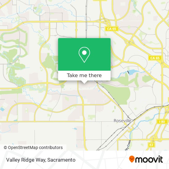 Valley Ridge Way map