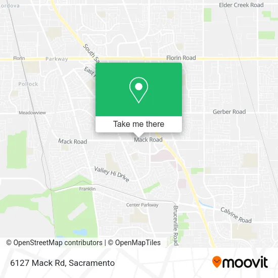 Mapa de 6127 Mack Rd
