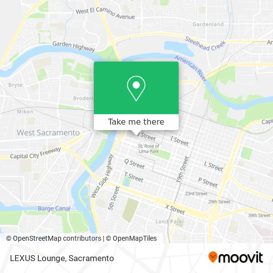 LEXUS Lounge map