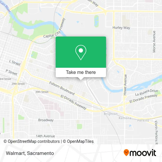 Mapa de Walmart