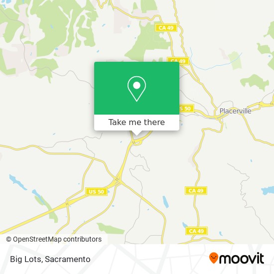 Big Lots map