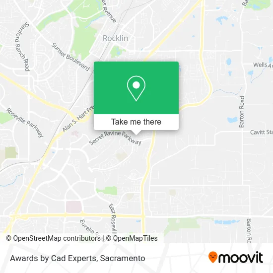 Awards by Cad Experts map