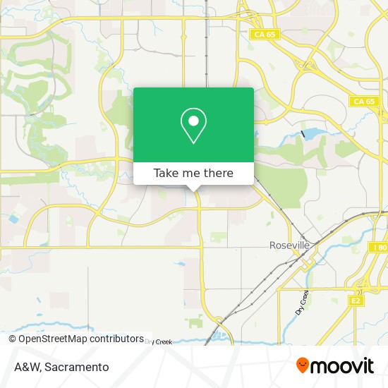 A&W map