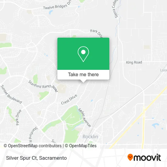 Mapa de Silver Spur Ct