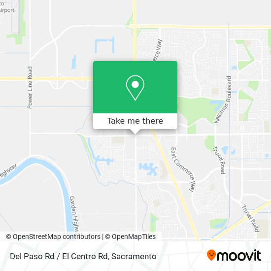 Del Paso Rd / El Centro Rd map