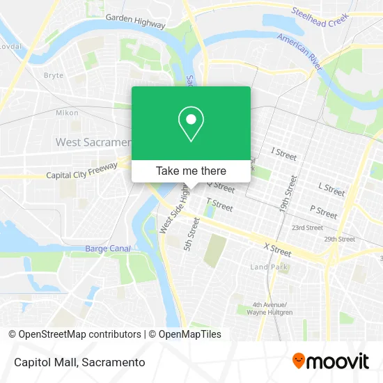 Mapa de Capitol Mall