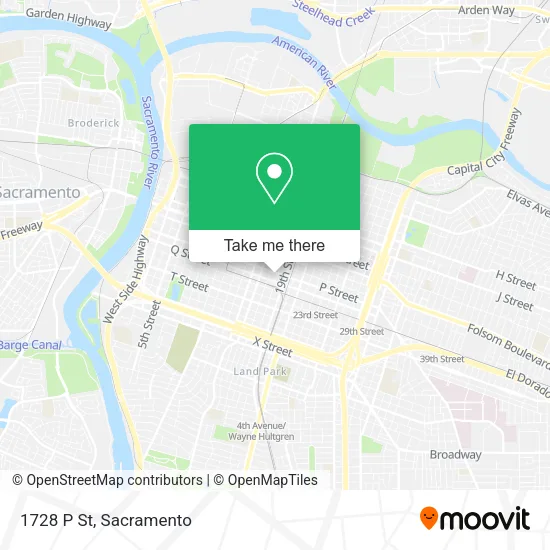 Mapa de 1728 P St