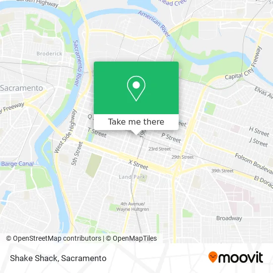 Shake Shack map
