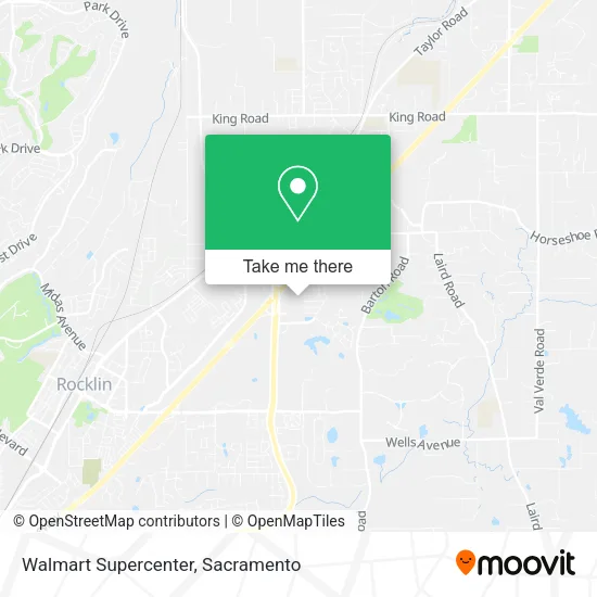 Mapa de Walmart Supercenter