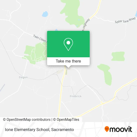 Ione Elementary School map