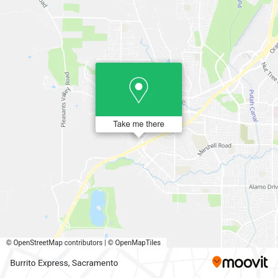 Burrito Express map