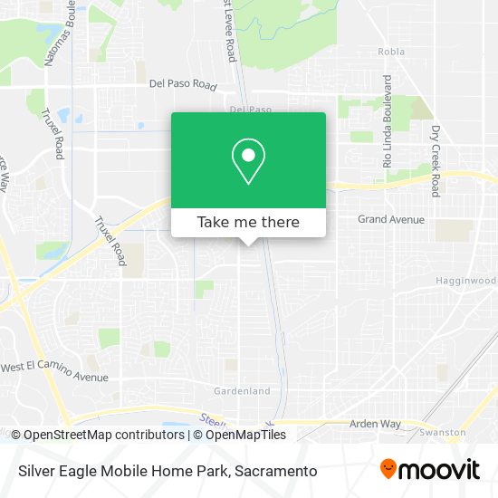 Mapa de Silver Eagle Mobile Home Park