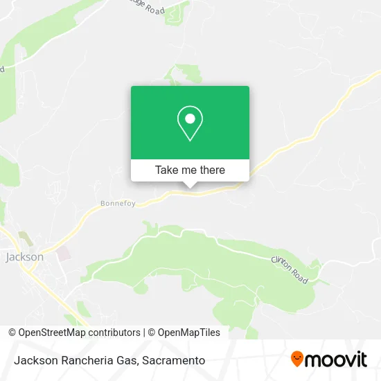 Jackson Rancheria Gas map