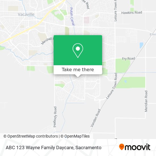 ABC 123 Wayne Family Daycare map