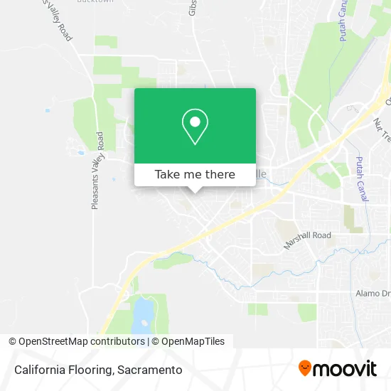 California Flooring map