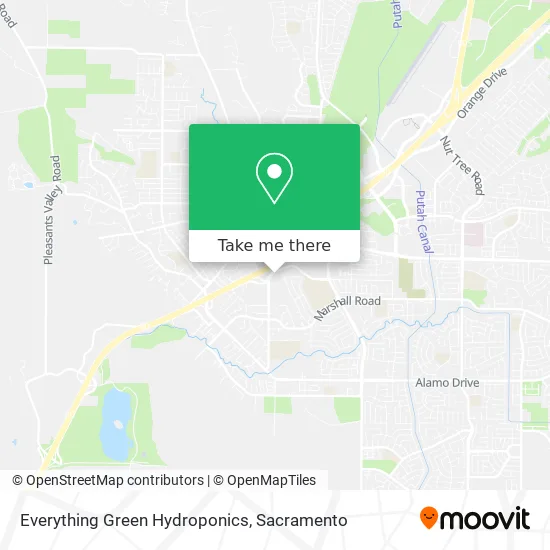 Everything Green Hydroponics map