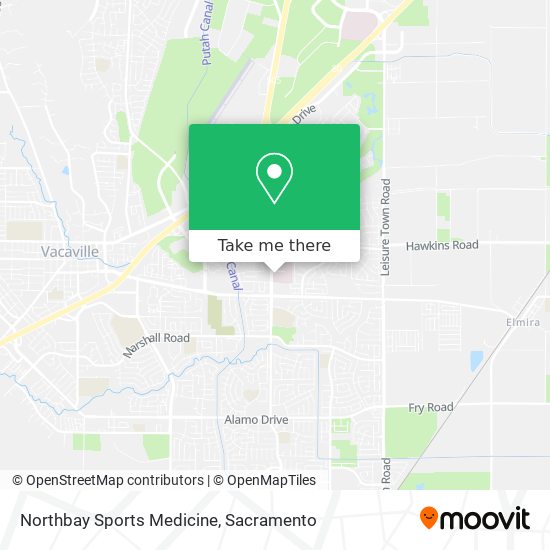 Northbay Sports Medicine map