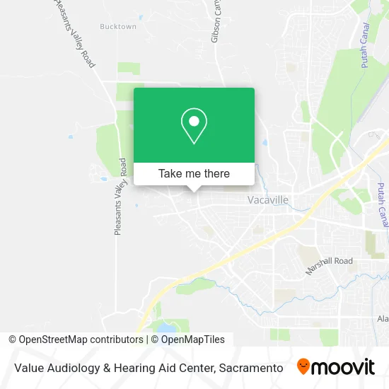 Mapa de Value Audiology & Hearing Aid Center