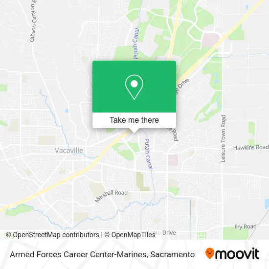 Armed Forces Career Center-Marines map