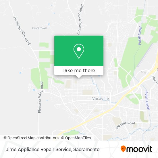 Jim's Appliance Repair Service map