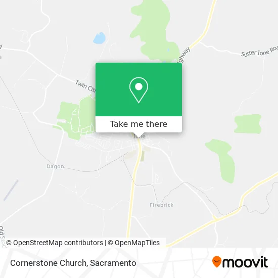 Cornerstone Church map