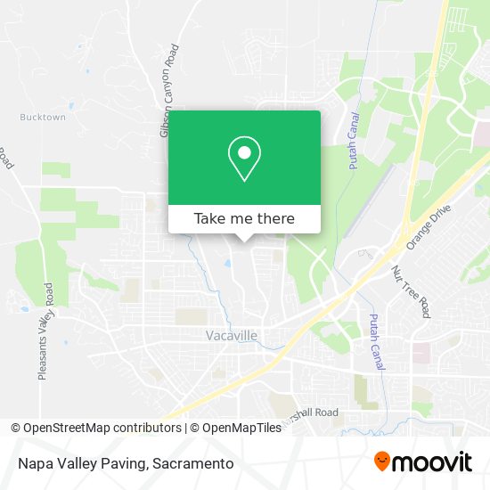 Napa Valley Paving map