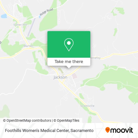 Mapa de Foothills Women's Medical Center