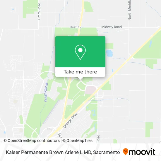 Kaiser Permanente Brown Arlene L MD map