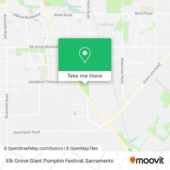 Elk Grove Giant Pumpkin Festival map