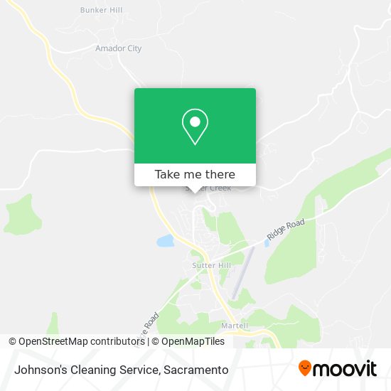 Johnson's Cleaning Service map