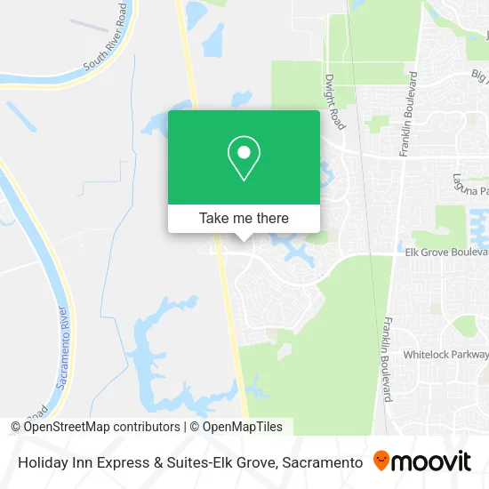 Holiday Inn Express & Suites-Elk Grove map