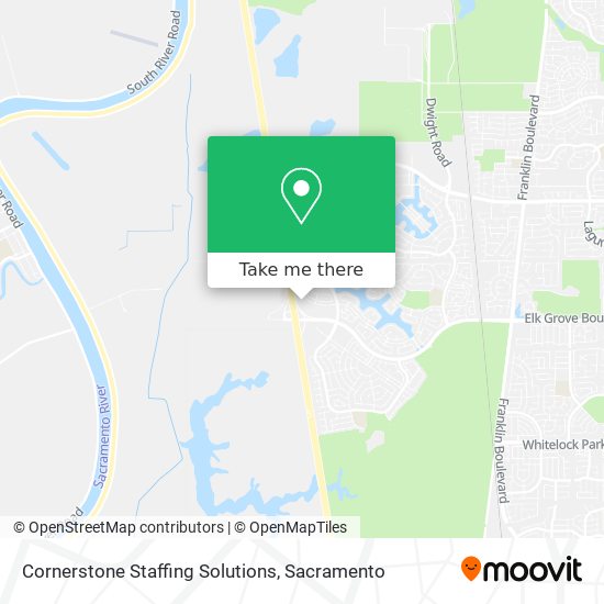 Mapa de Cornerstone Staffing Solutions