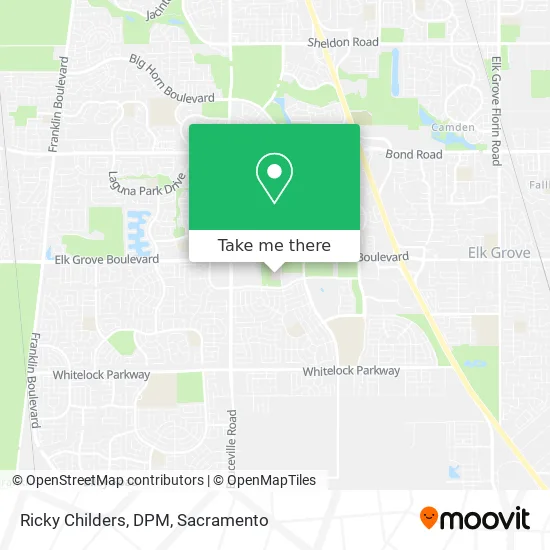 Ricky Childers, DPM map