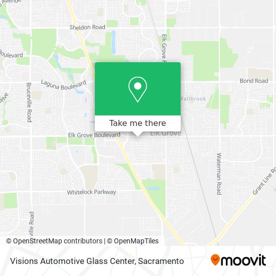 Mapa de Visions Automotive Glass Center