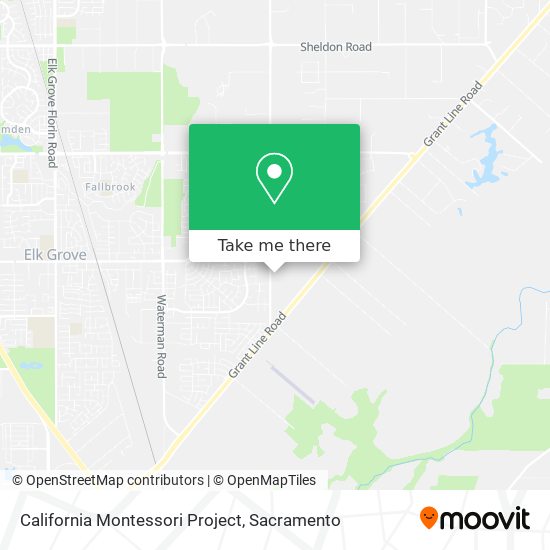 Mapa de California Montessori Project