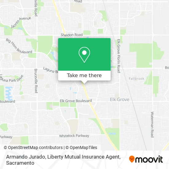 Armando Jurado, Liberty Mutual Insurance Agent map