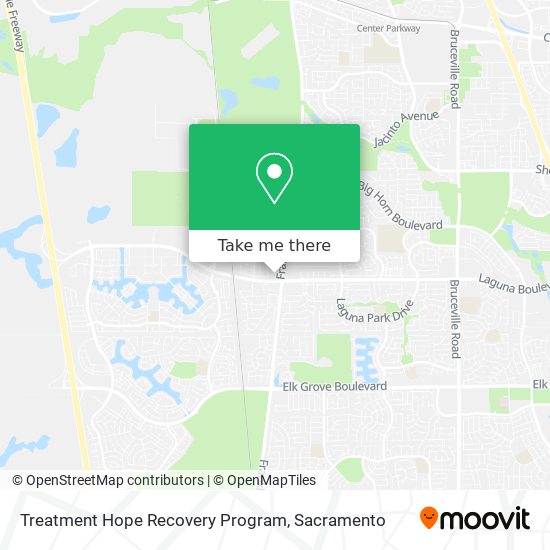 Mapa de Treatment Hope Recovery Program