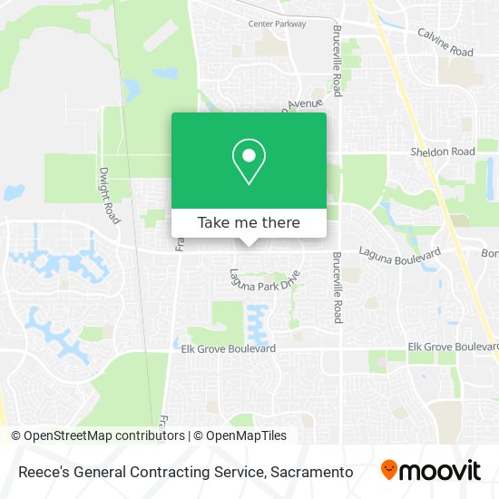 Reece's General Contracting Service map